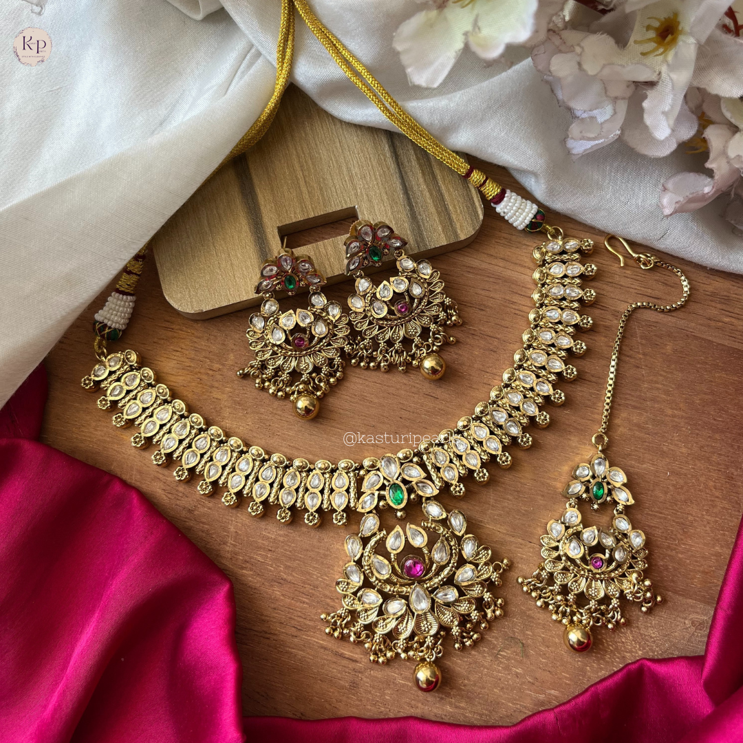 Arpita Antique copper Neckset
