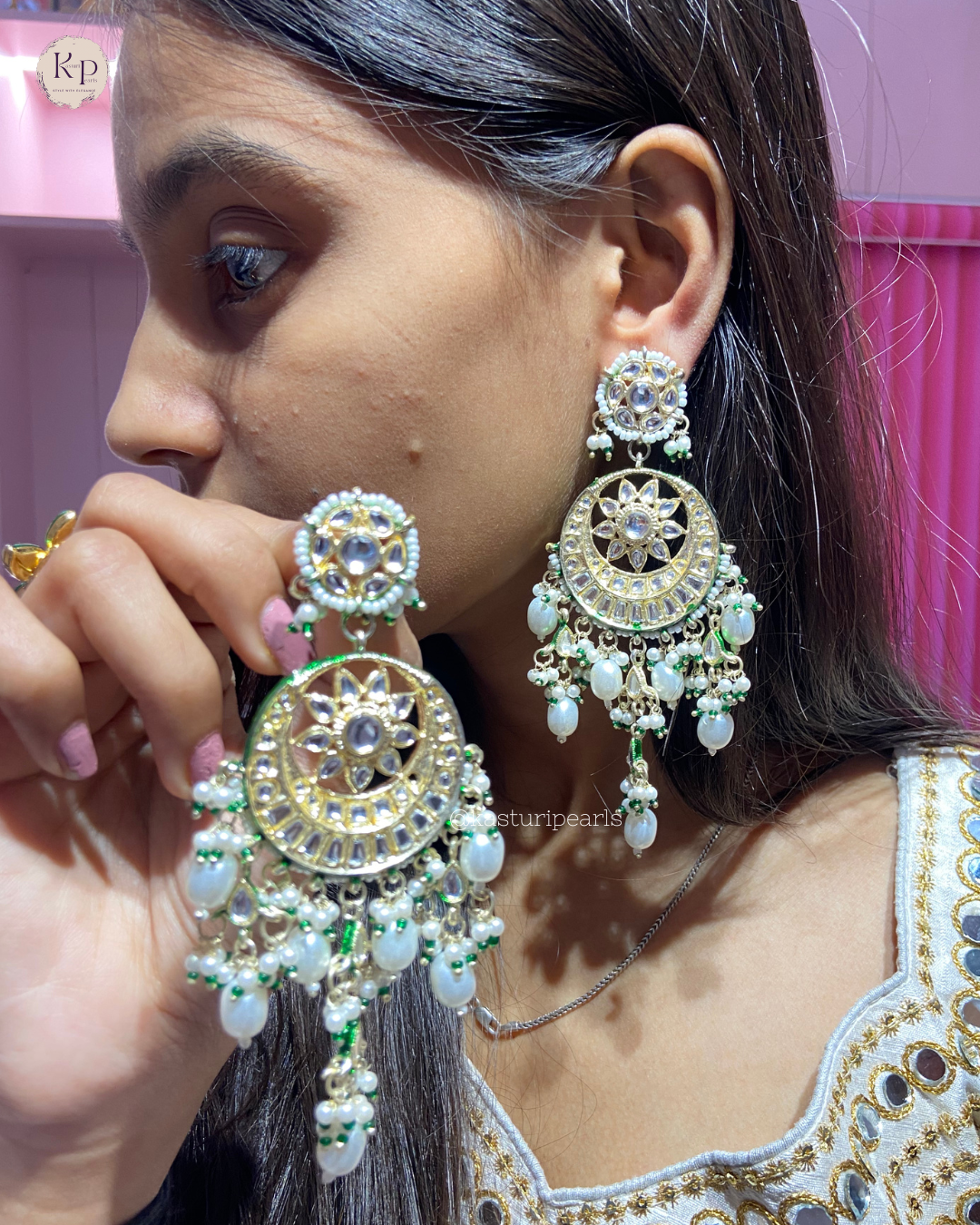 Bipasha Kundan Earrings