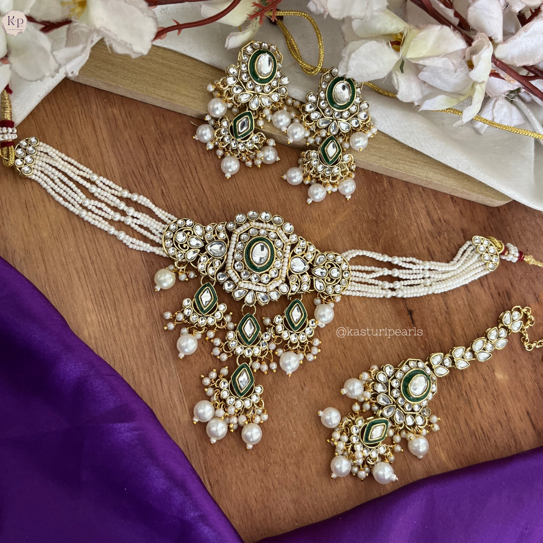 Dhruti Kundan choker set