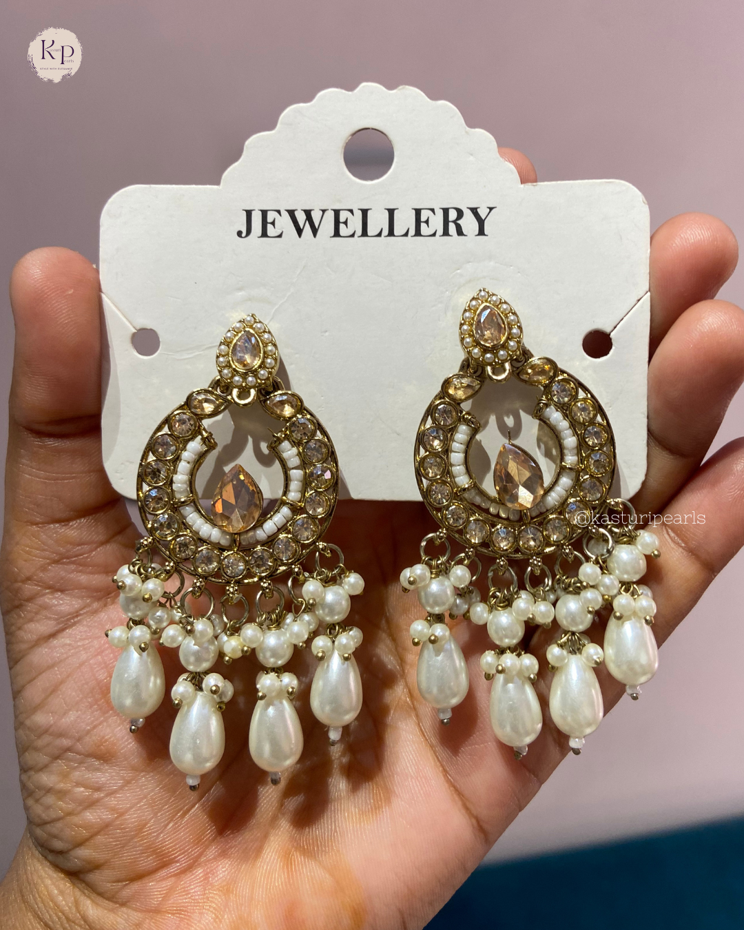 Farah Reverse Polki Kundan