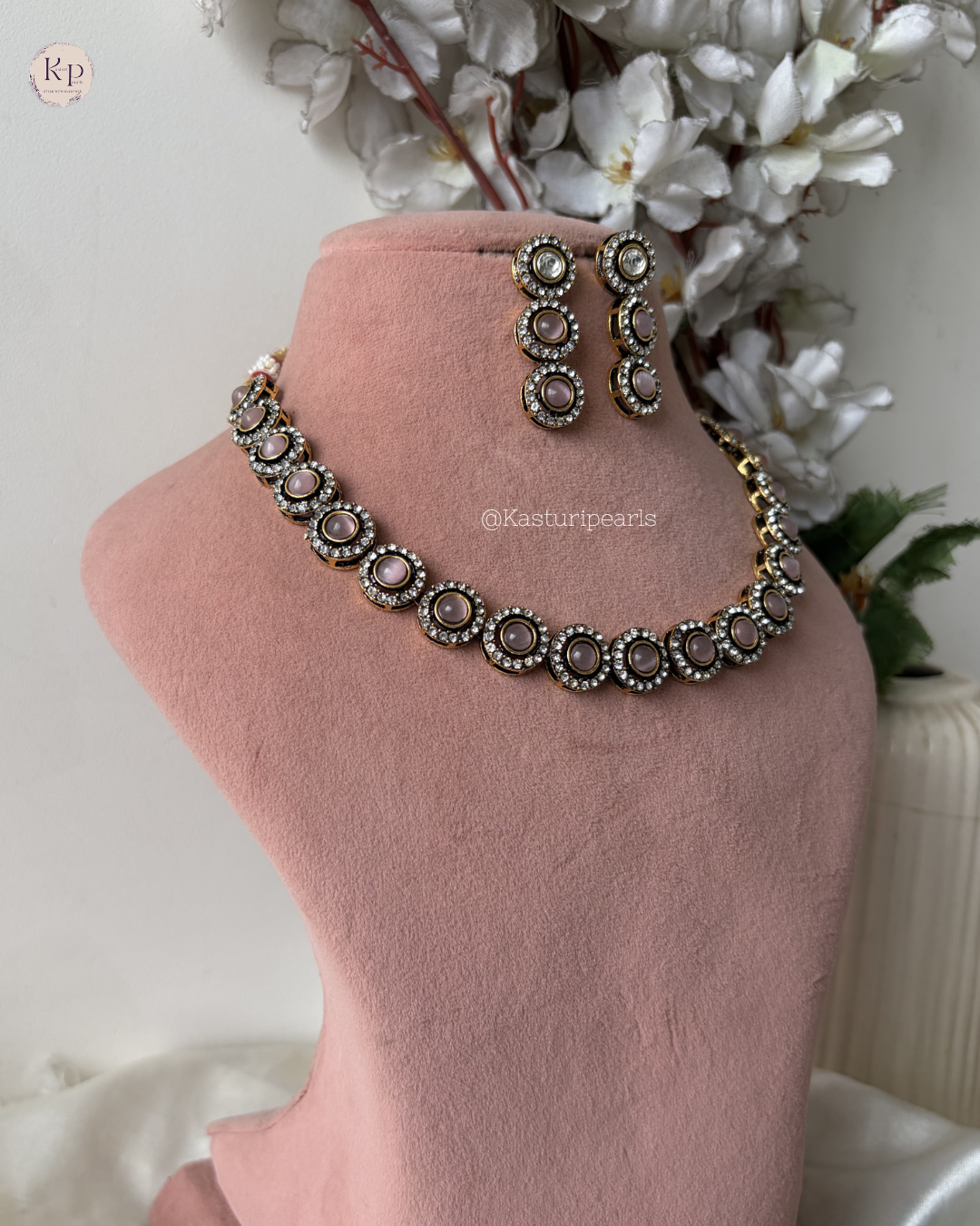 Faria Mehendi Polish Kundan neckset