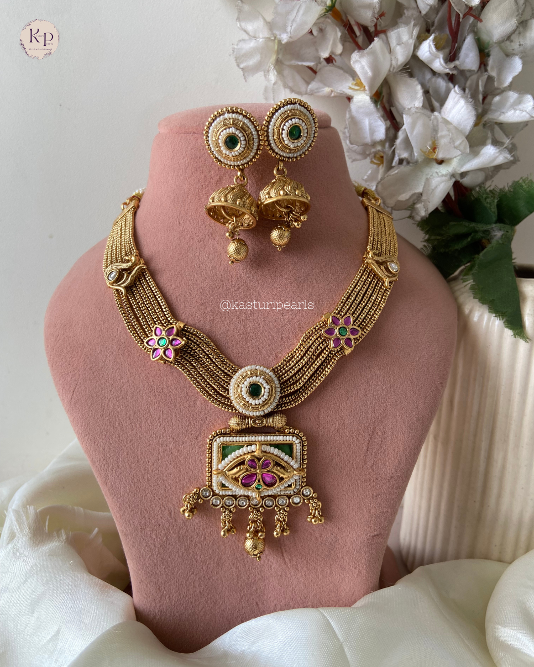 Sadhvi Heritage Chain Neckset