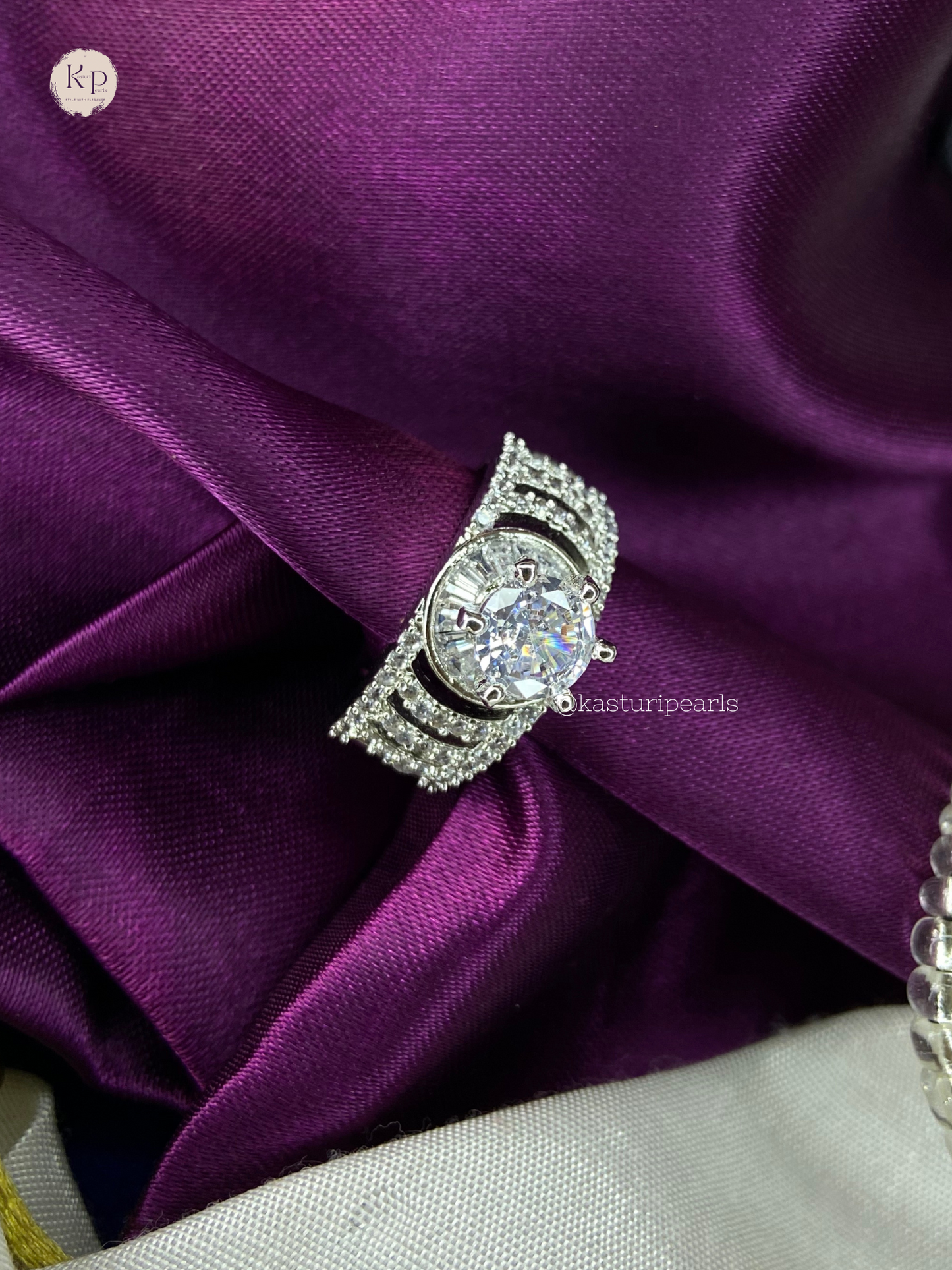 Hiya American diamond ring