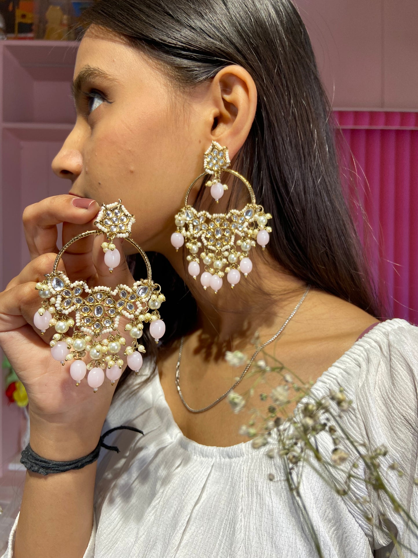 Jeel Kundan earrings