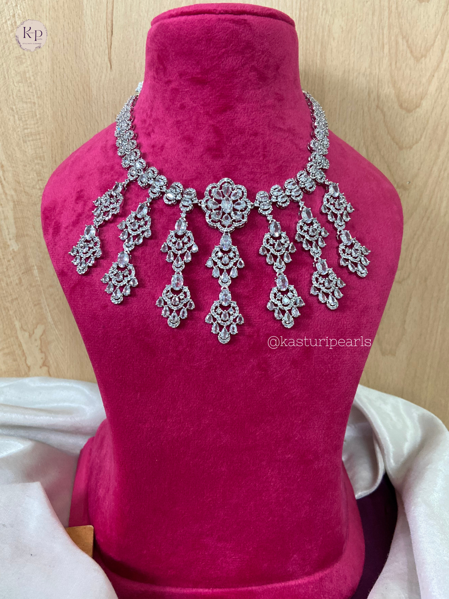 Jassi American Diamond Necklace set