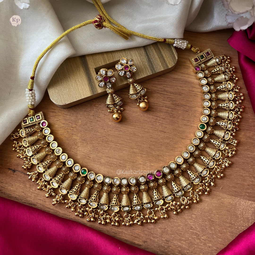 Jivika Antique Copper Neckset