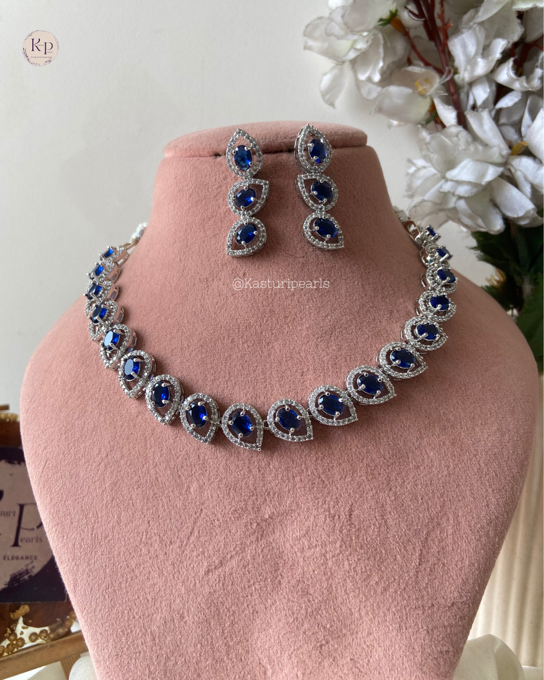 Kaveri Blue AD Neckset