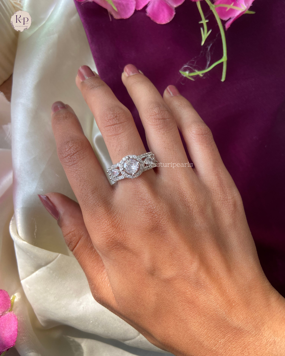 Keshavi American Diamond Ring