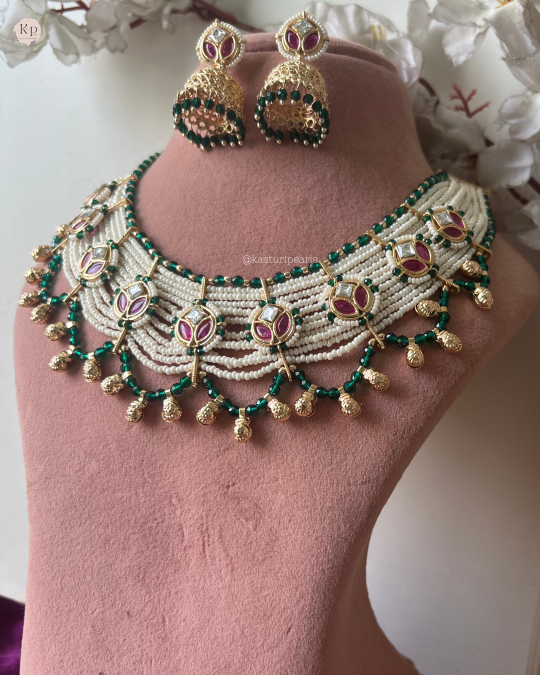 Mahek Moti Necklace set