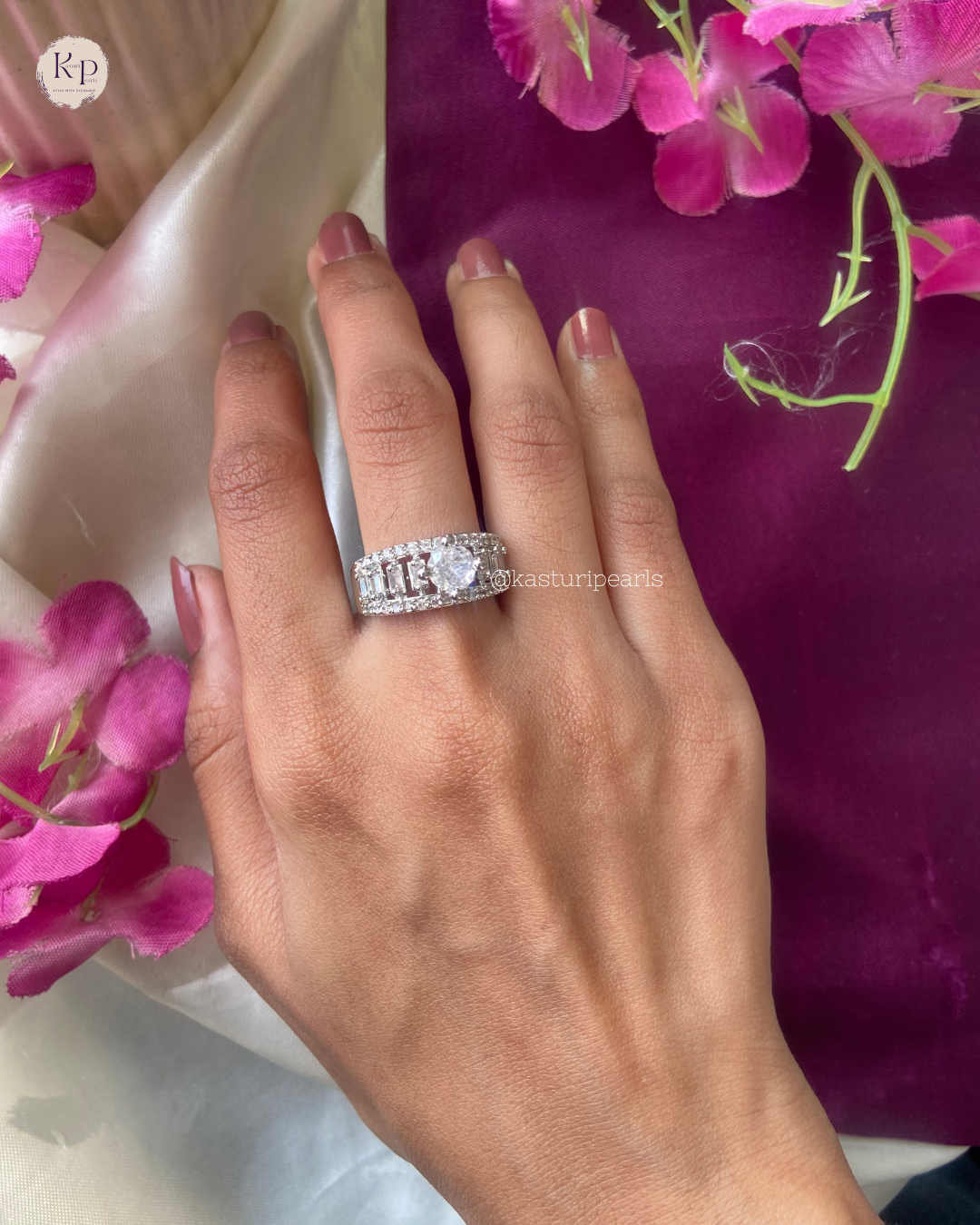 Manju American Diamond Ring