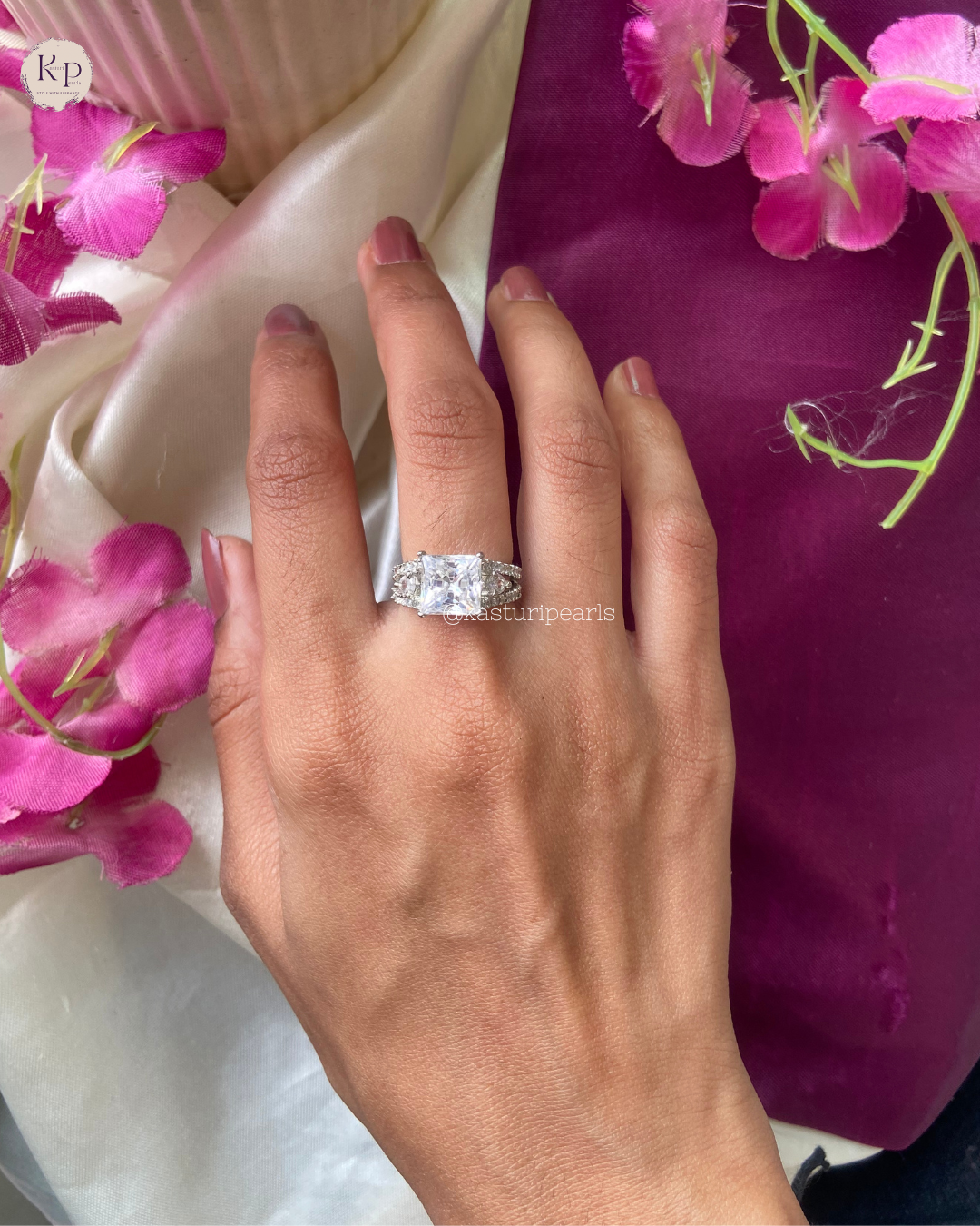 Manya American Diamond Ring