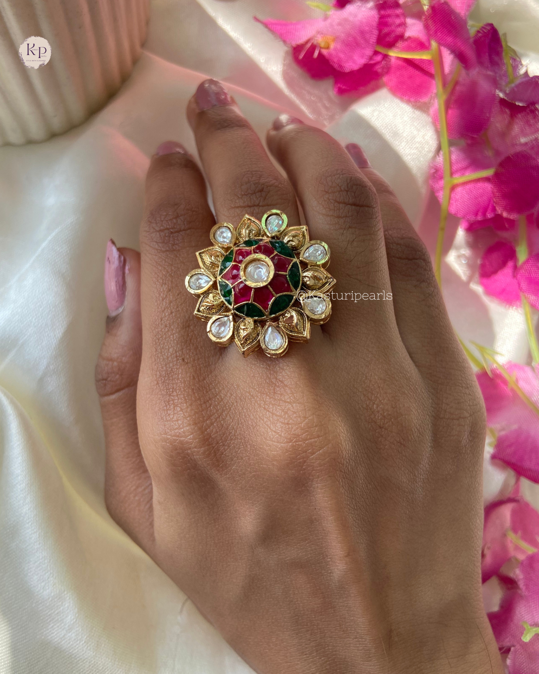 Minal Antique Copper Ring