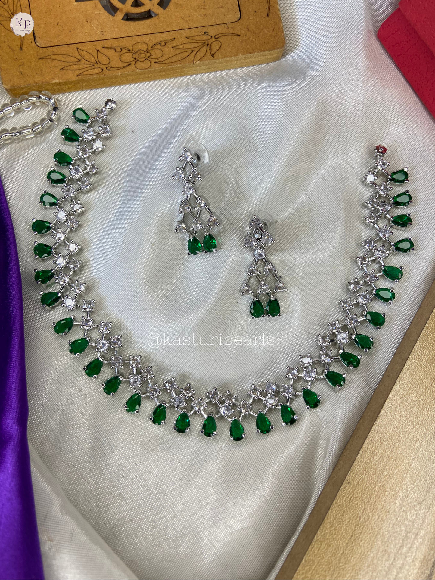 Nimisha American diamond Neckset