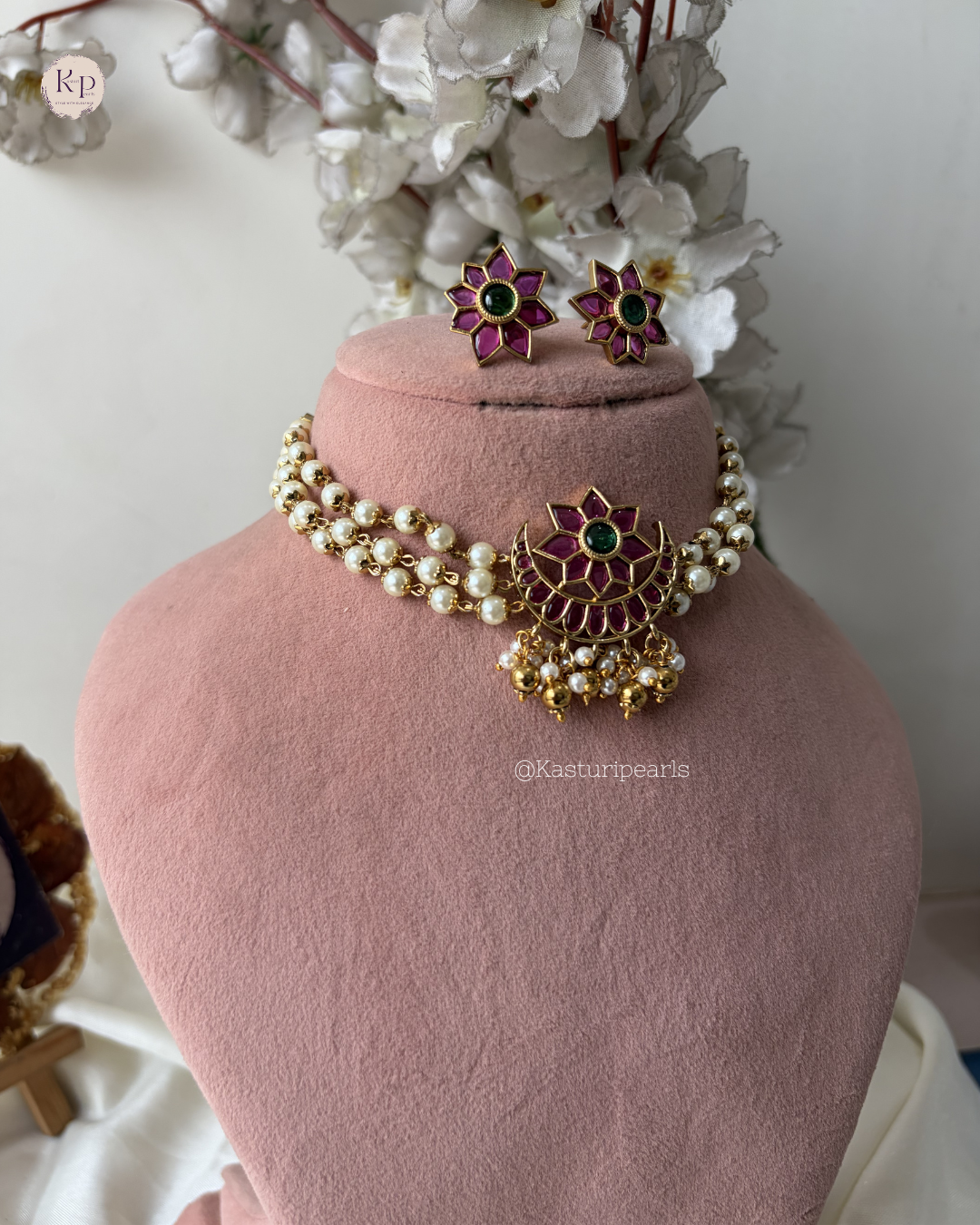 Priyal Temple Neckset