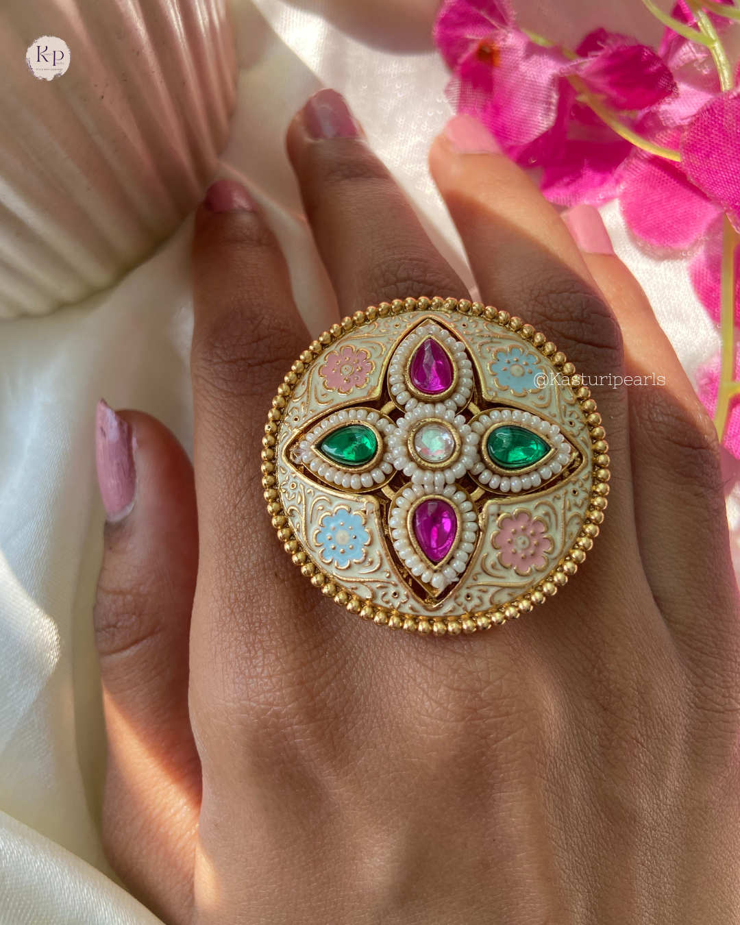 Ruchi Antique Copper Ring