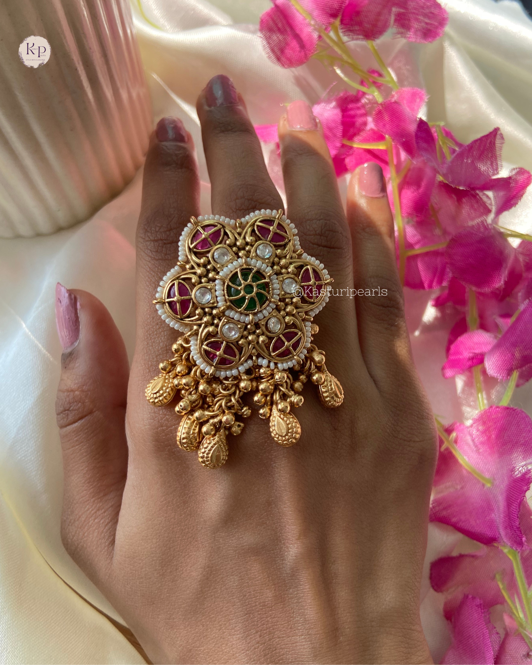 Shreya Antique Copper Ring