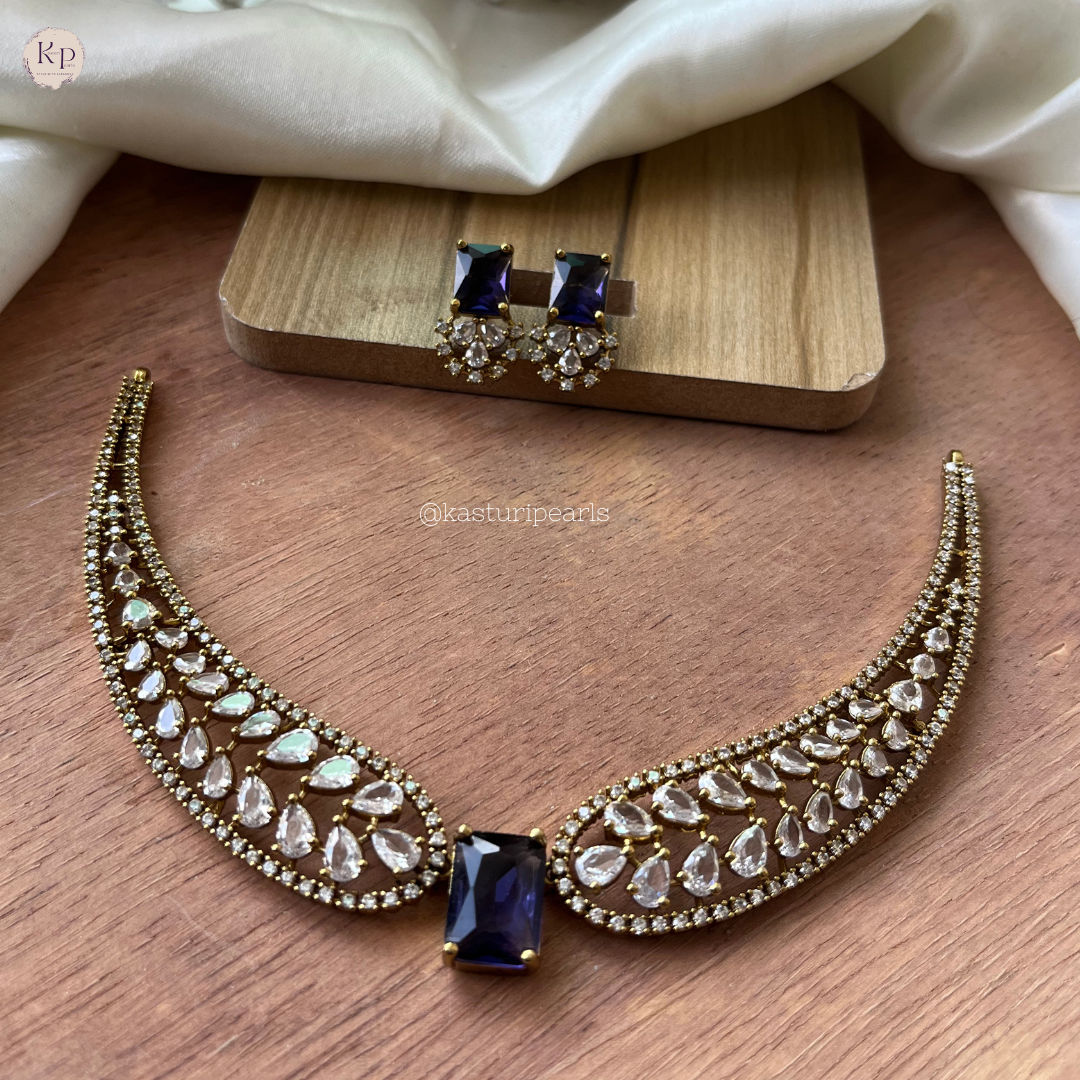 Suchi Victorial polish purple Necklace set