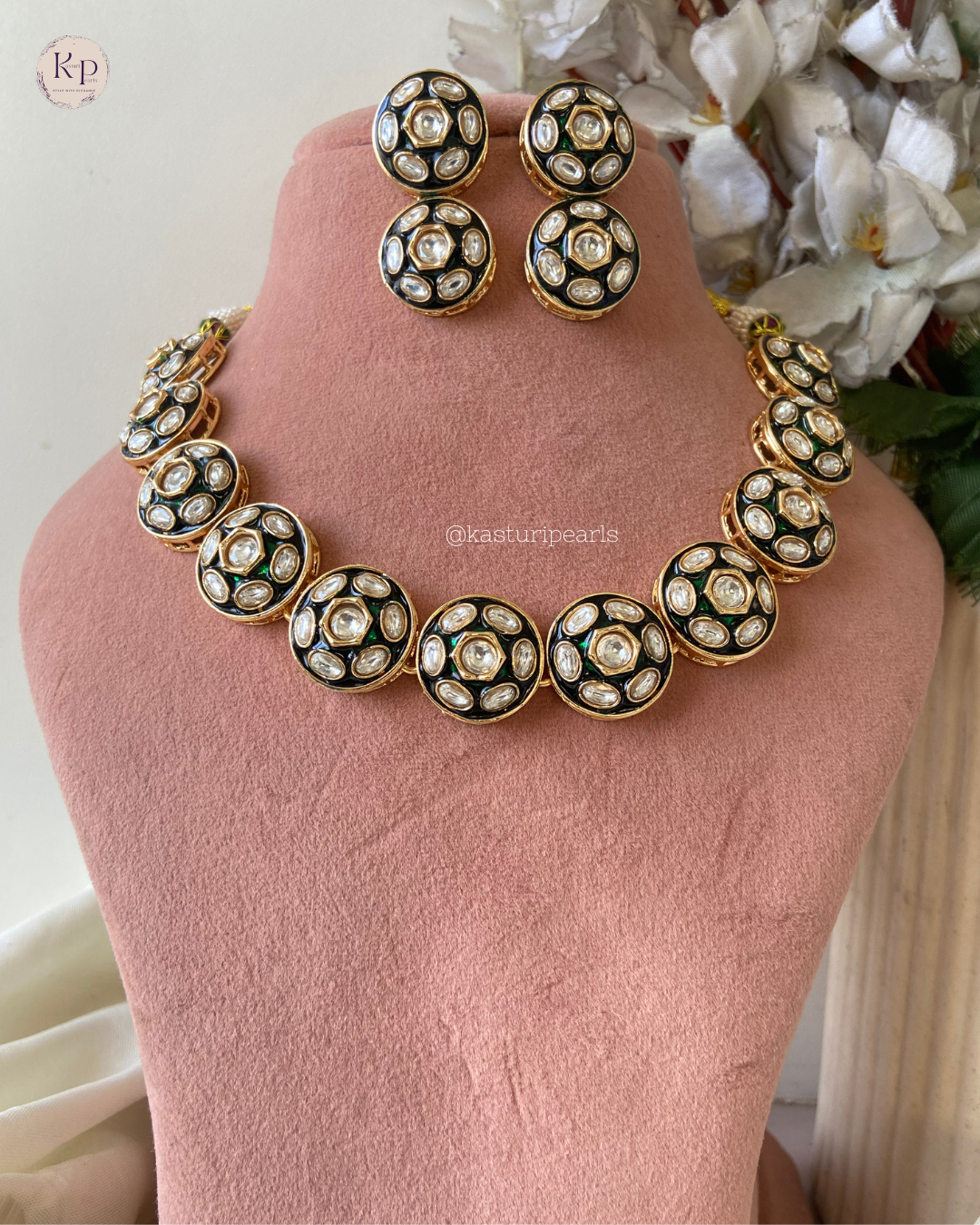 Tapsi Polki Kundan Necklace set
