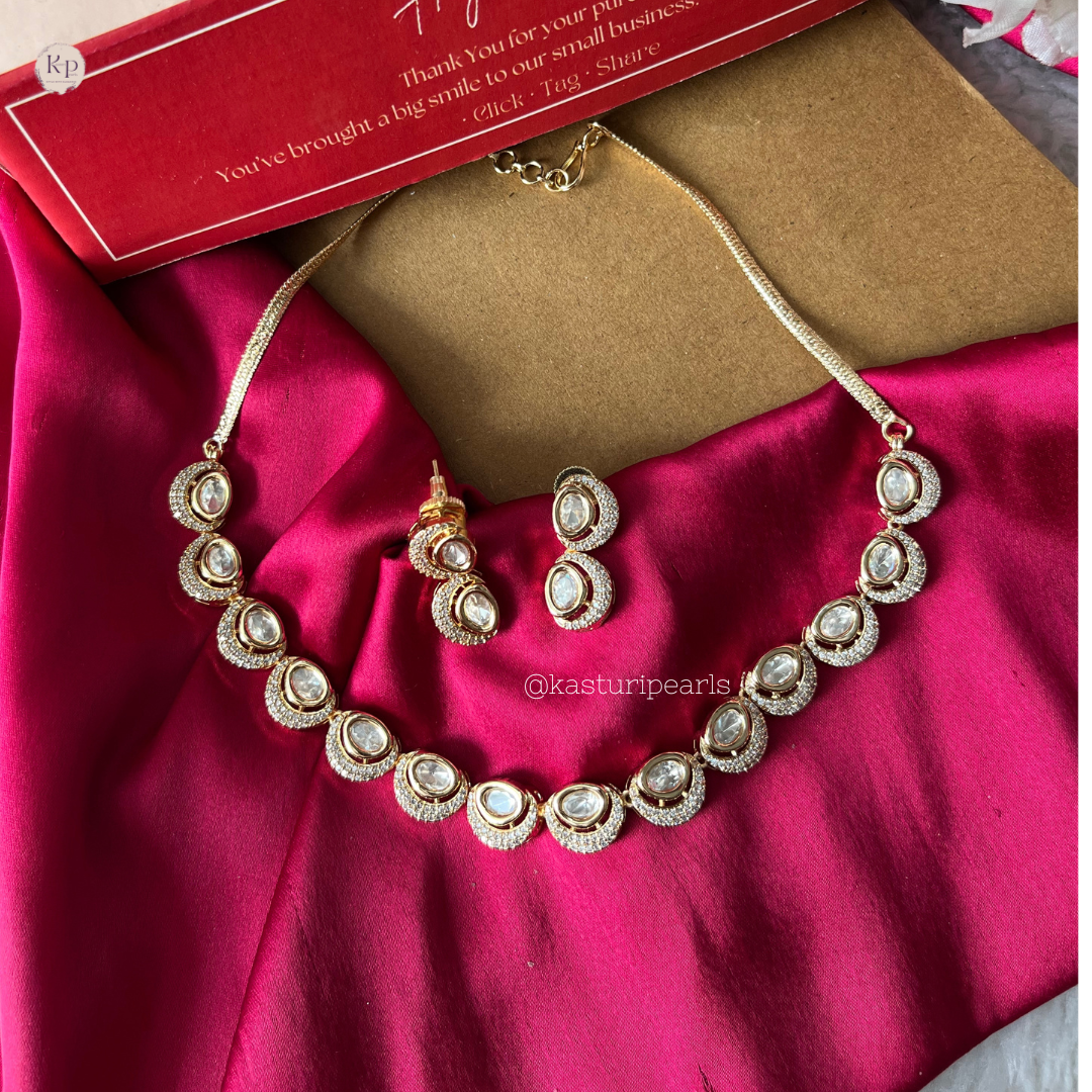 Tripti Polki Kundan Necklace set
