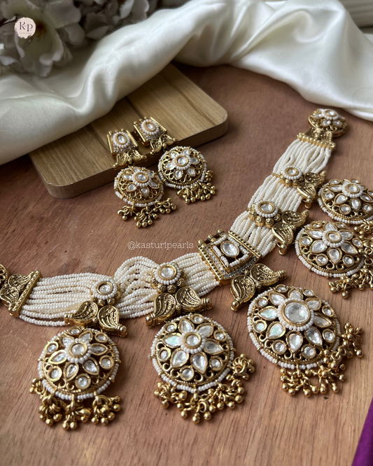 Tulsi Antique copper Necklace set