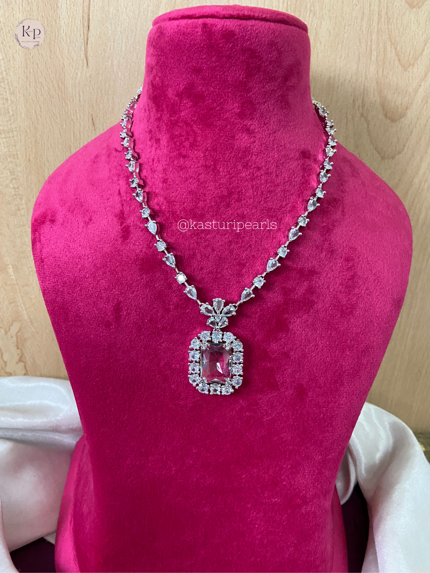 Aalia American Diamond Neckset