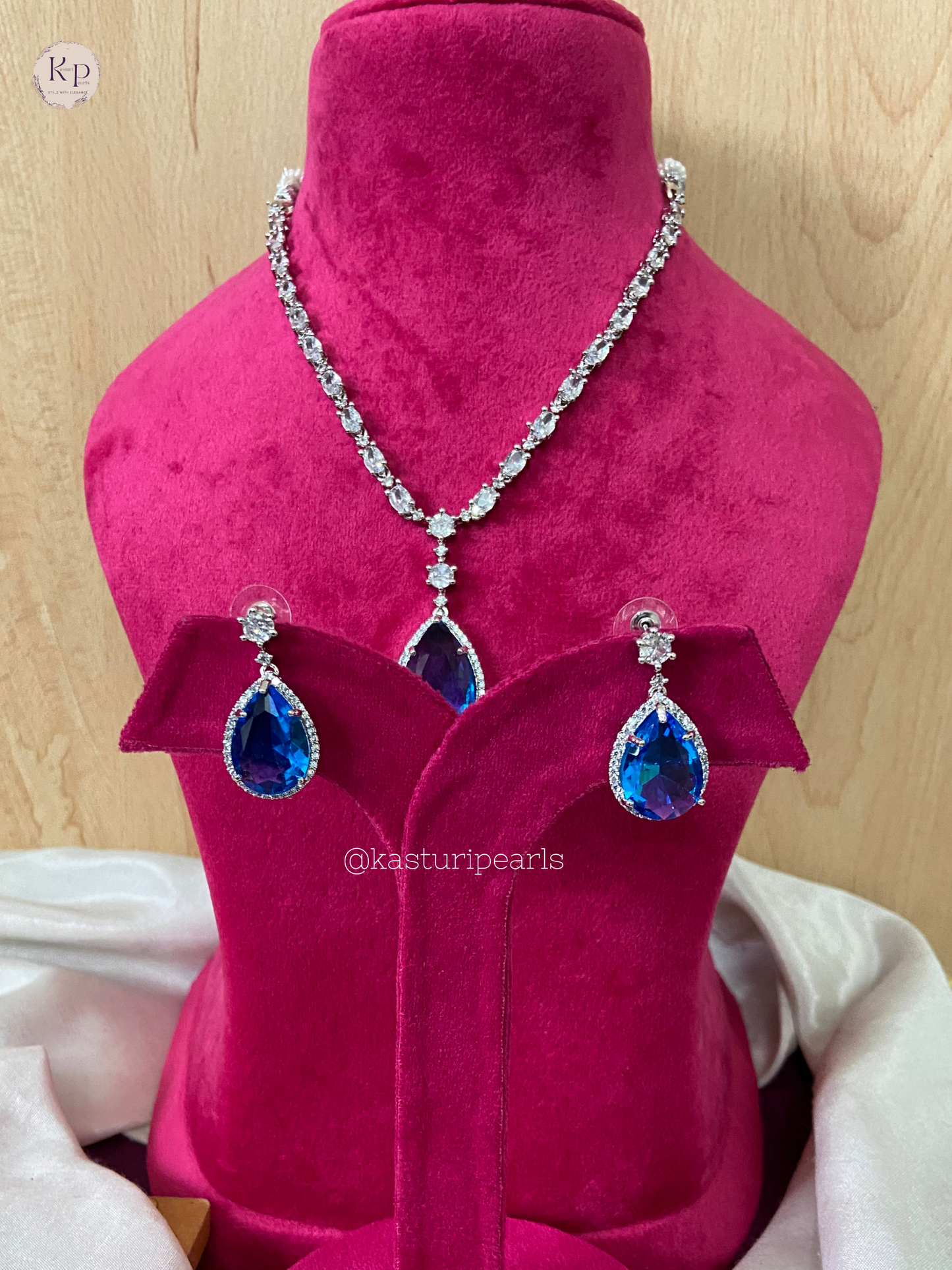 Deepika american diamond neckset