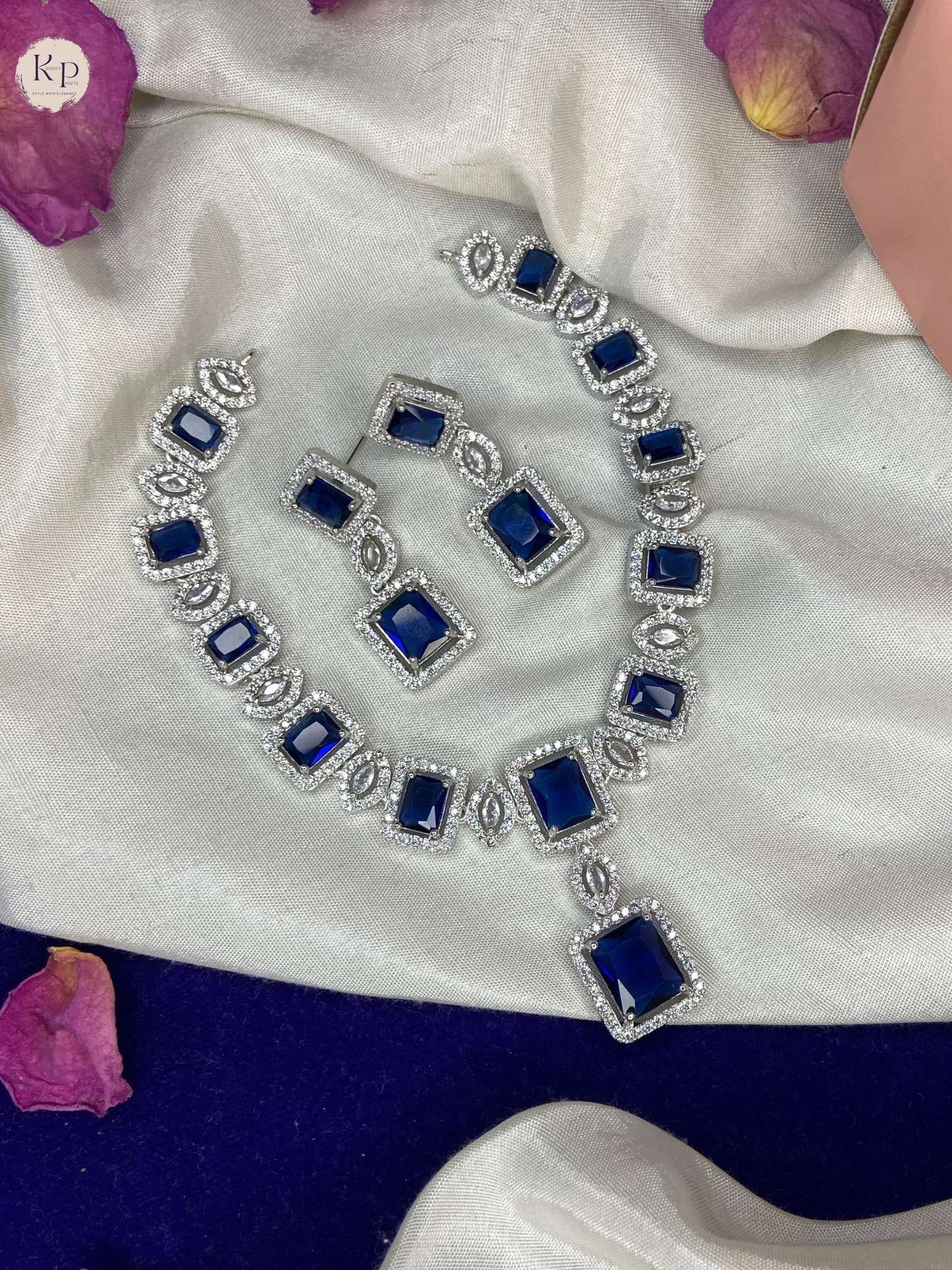 Nidhi American diamond Necklace set