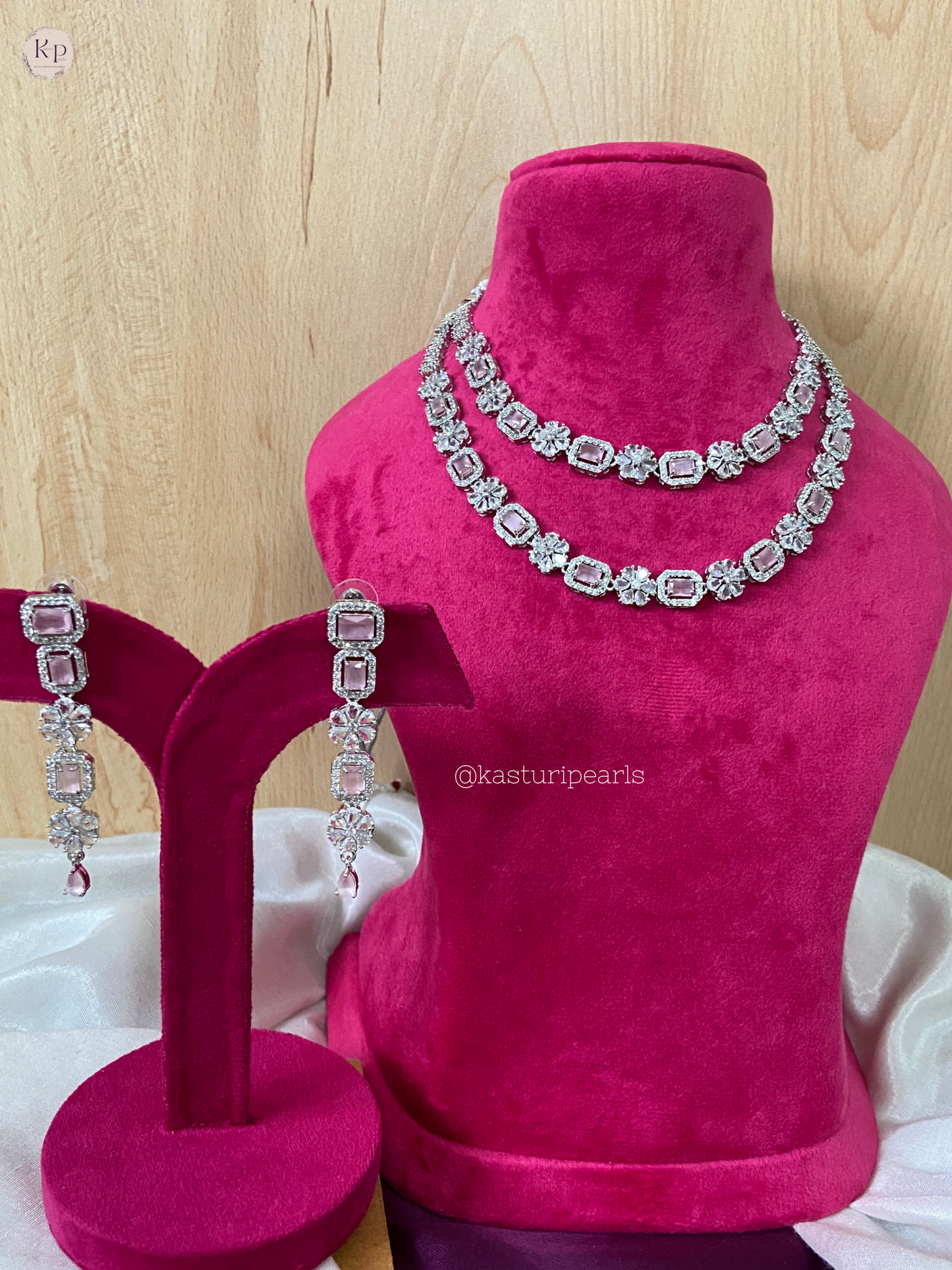 Ranisha Two layer American diamond Necklace