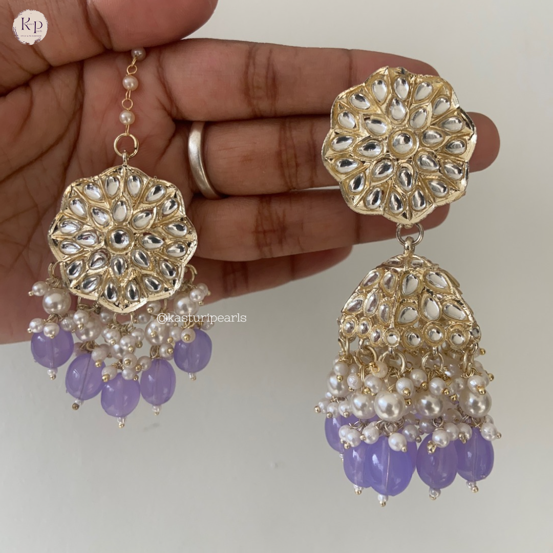 Yeni Jhumka tikka set
