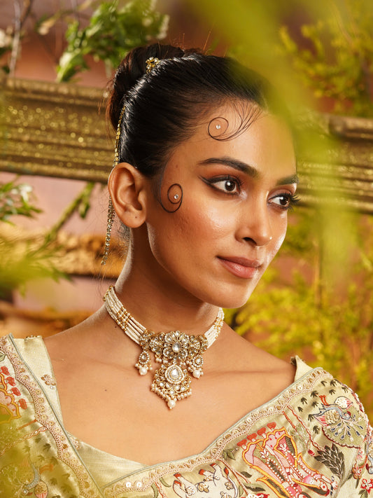 Shradha Kundan Choker set