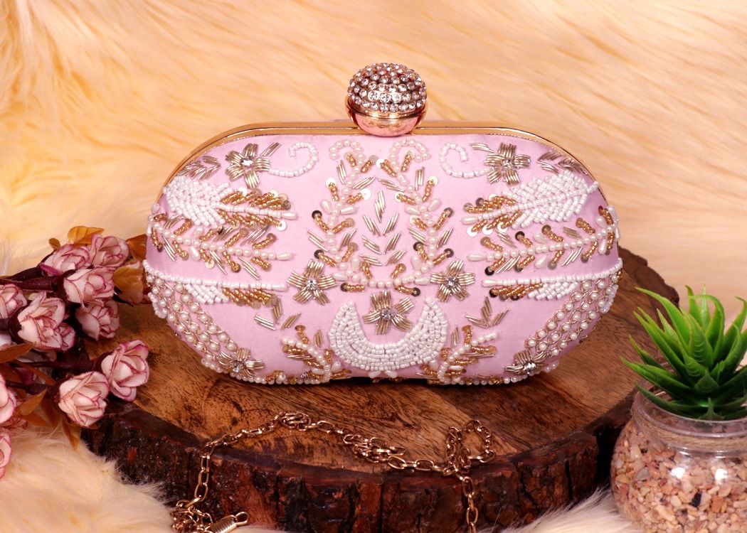 Bridal fancy clutch