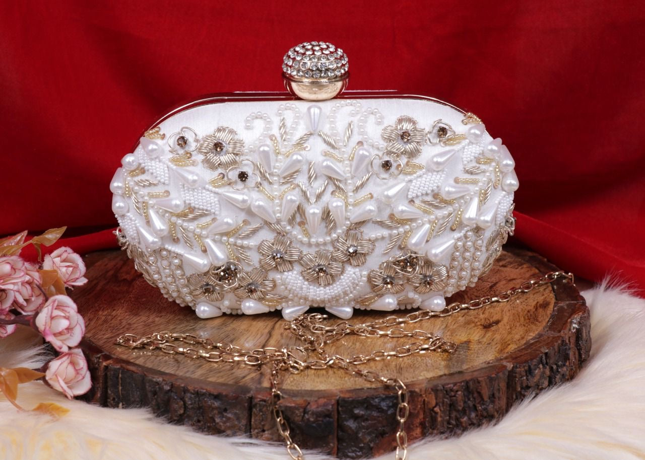 Bridal fancy clutch