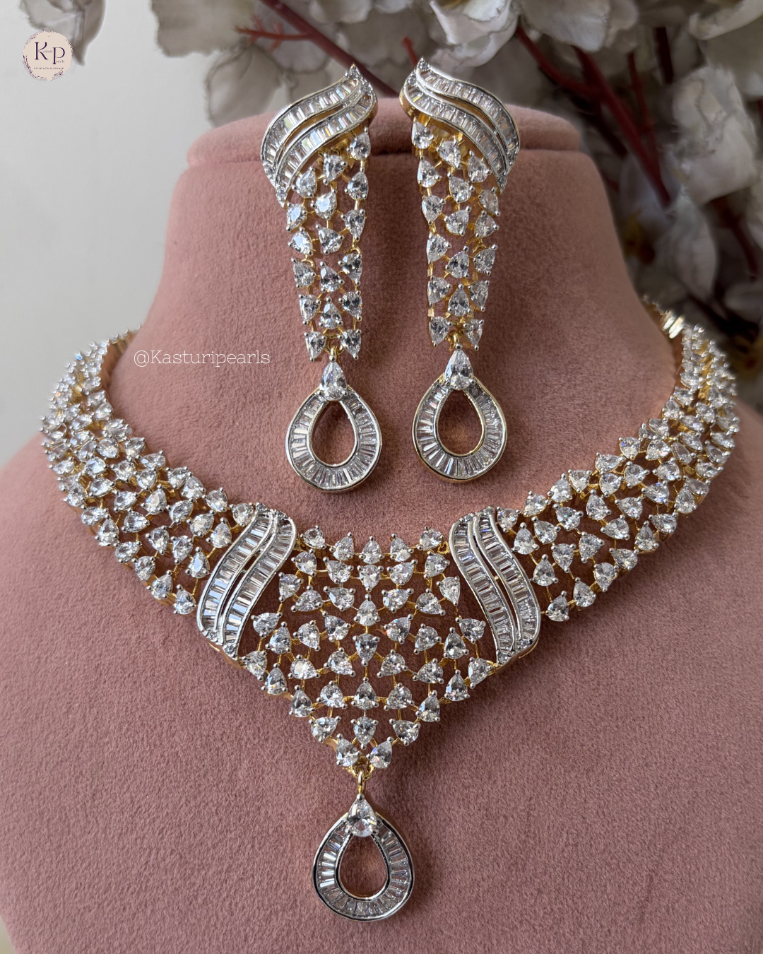 Aarna Gold polish Necklace set