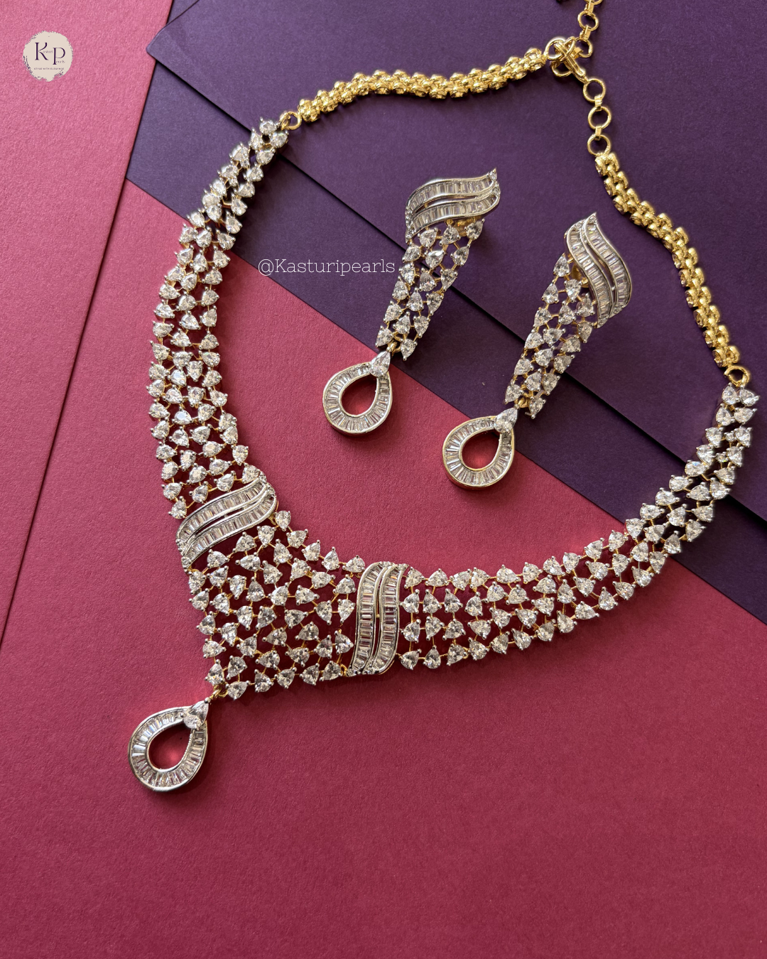 Aarna Gold polish Necklace set