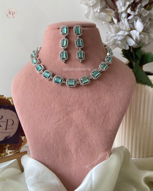 Ziva Mint Ad Neckset