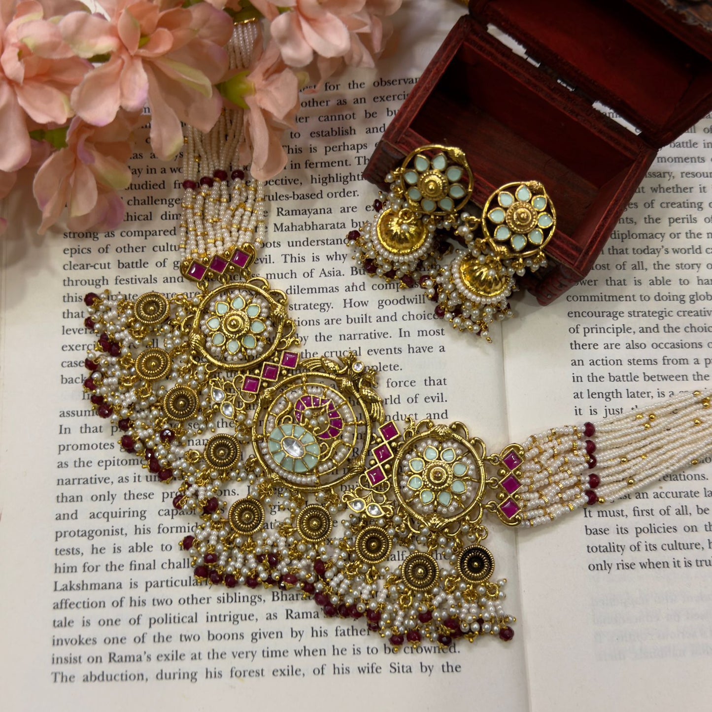 Sarana Jadau kundan Necklace set