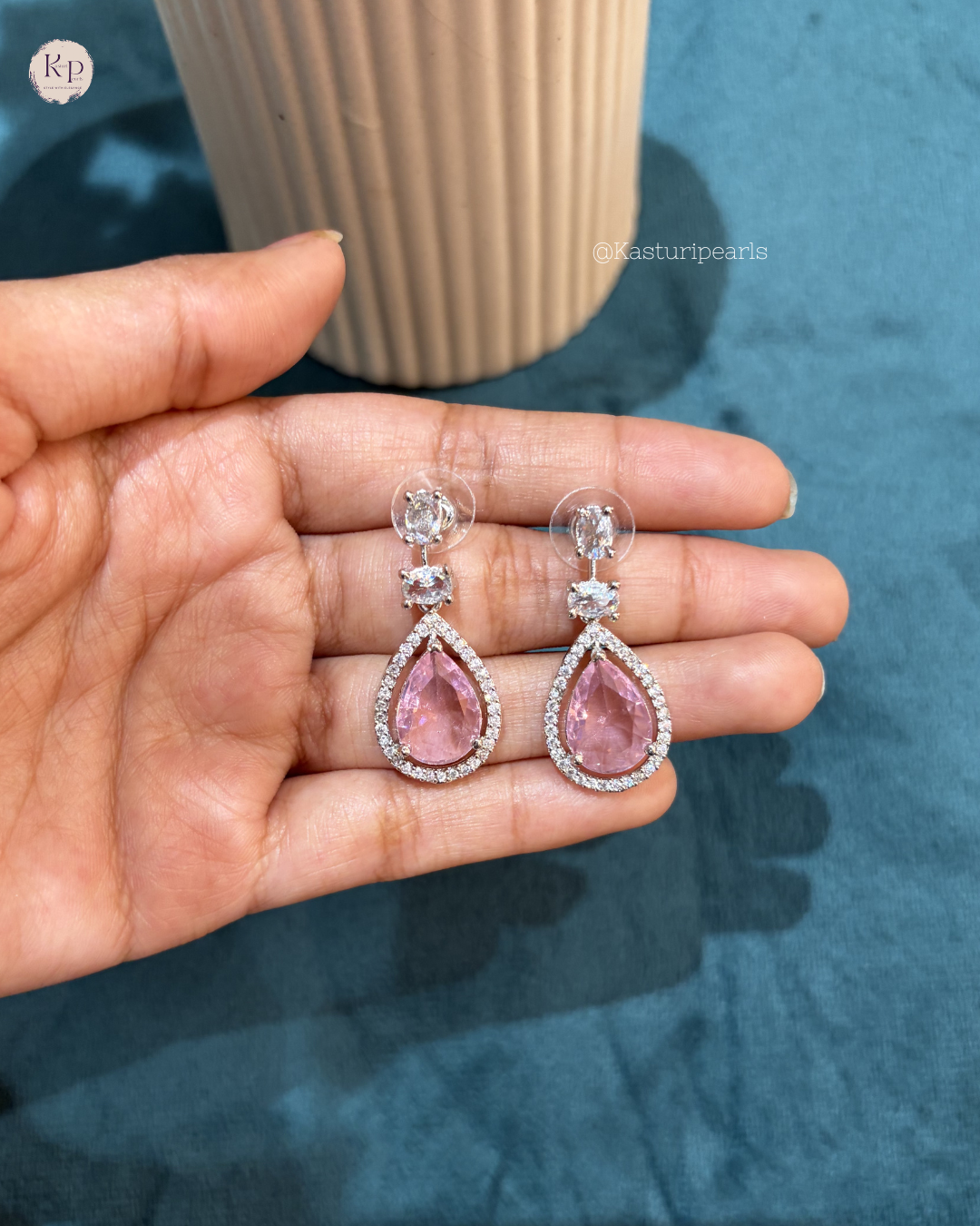 Amelia Pink AD Earrings