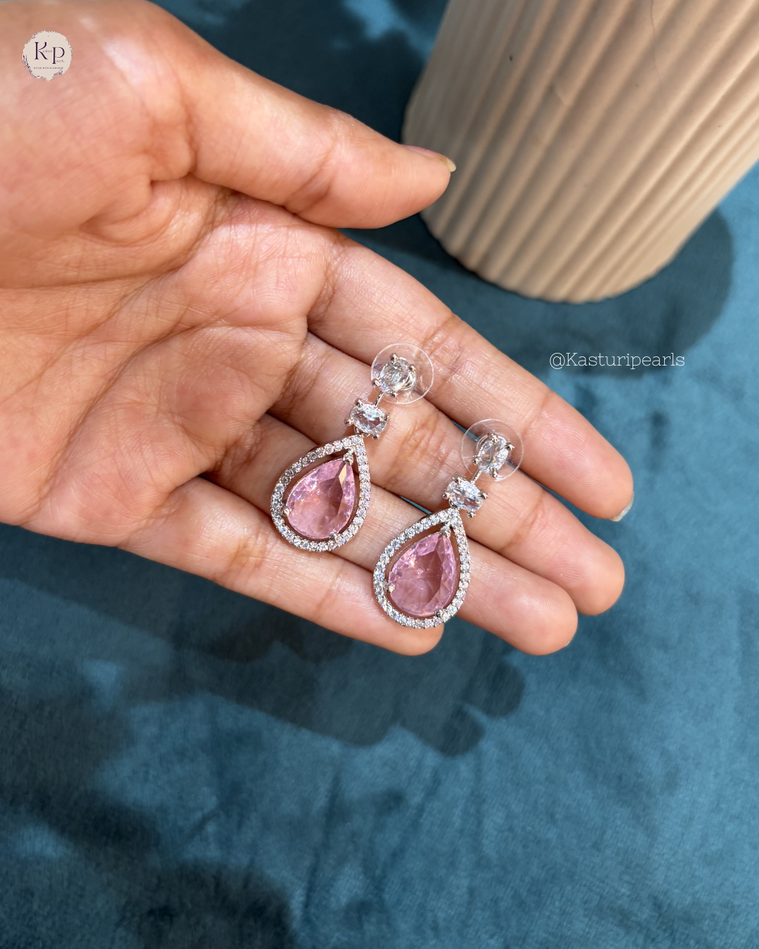Amelia Pink AD Earrings