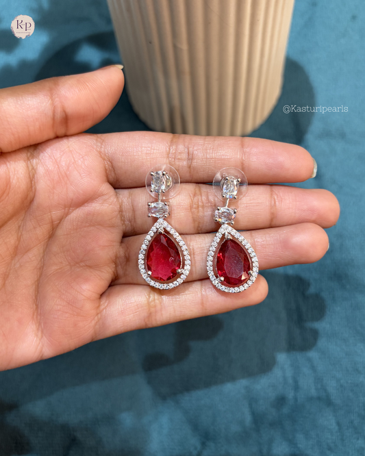 Amelia Ruby AD Earrings