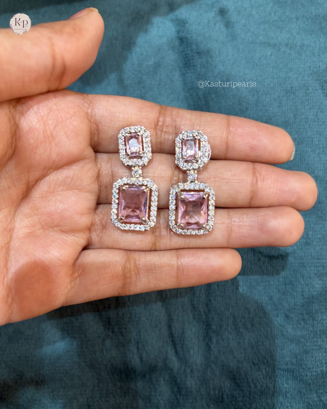 Anne Pink AD Earrings