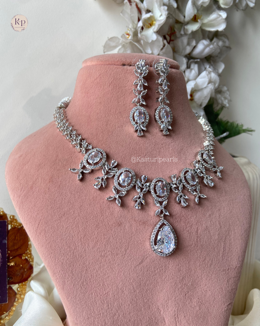 Antima AD Necklace set