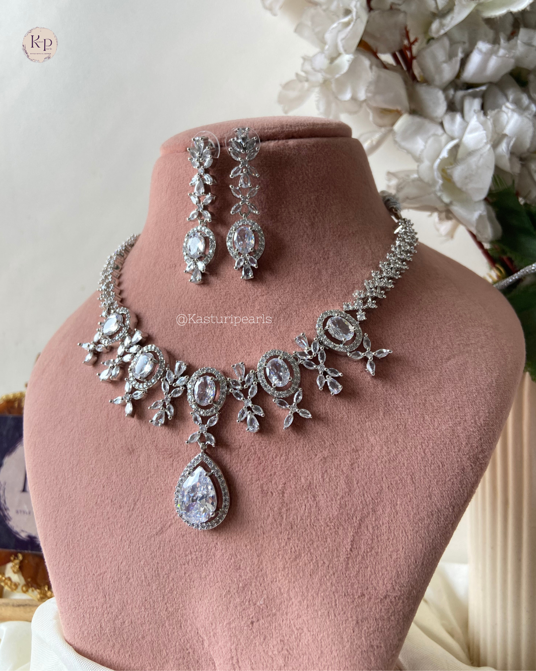 Antima AD Necklace set