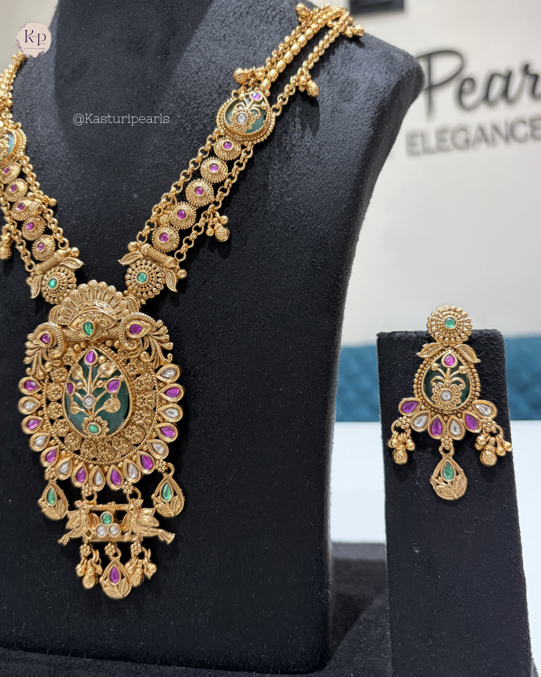 Arya Antique Heritage long Necklace set