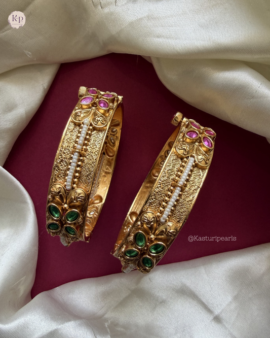 Bina Antique Brass Bangles