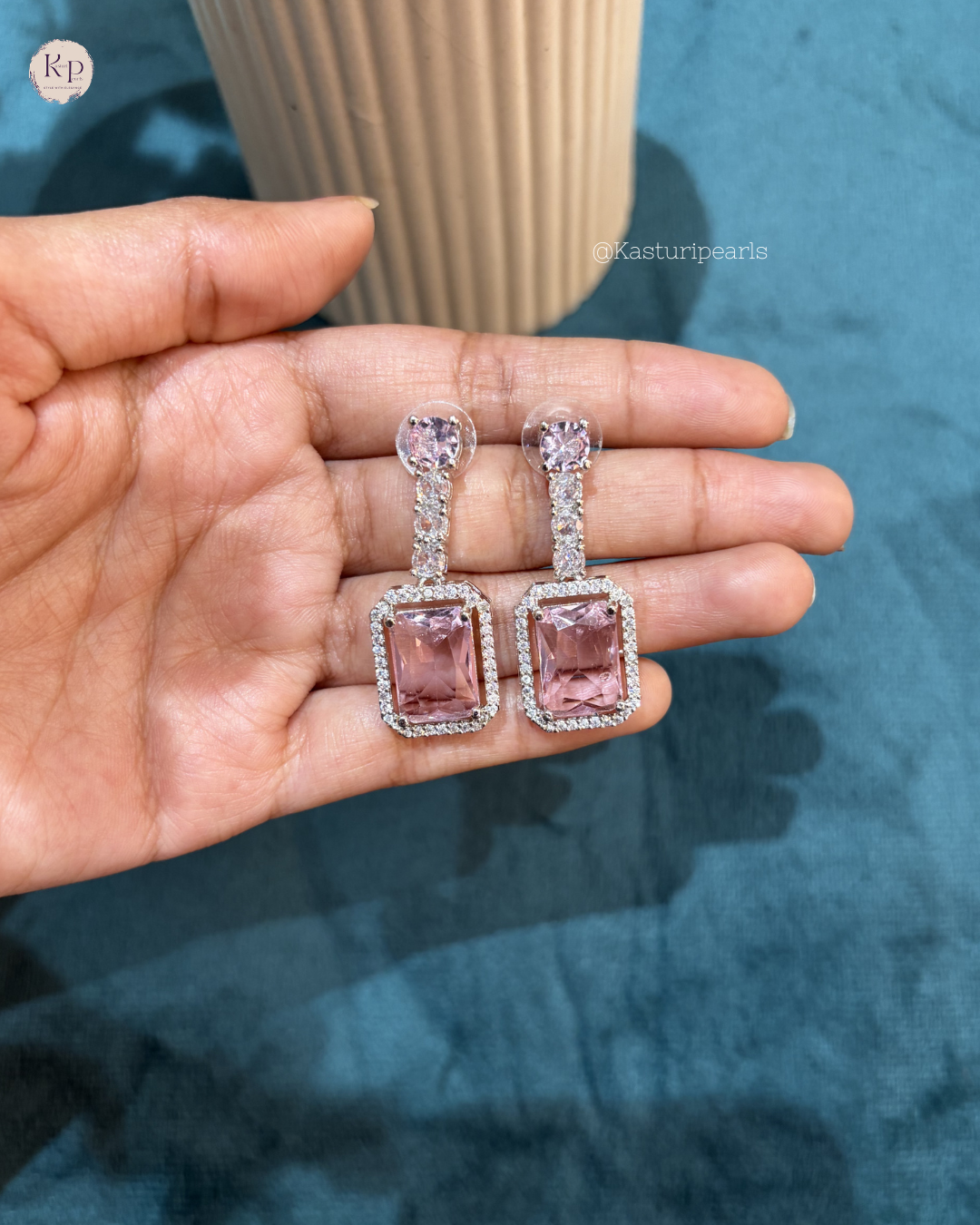 Chaitra Light Pink Earrings