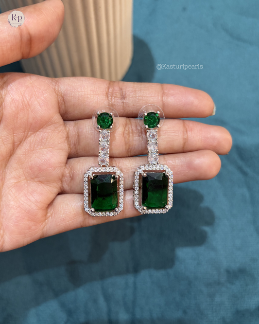 Chaitra Green AD Earrings