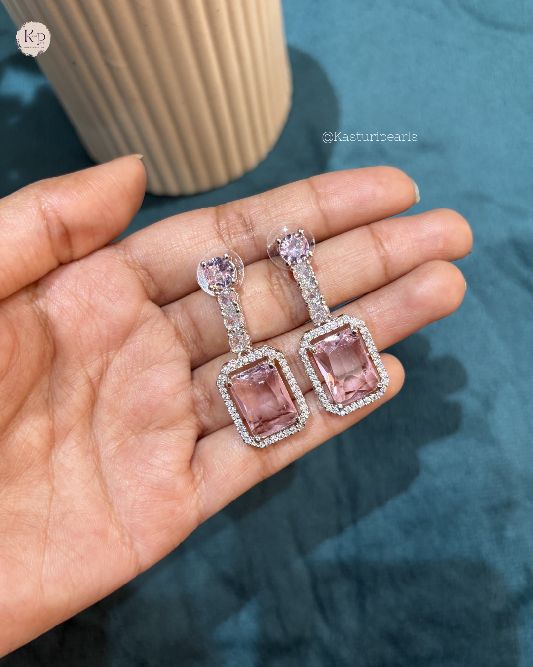 Chaitra Light Pink Earrings