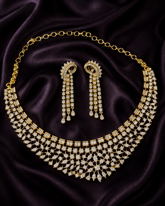 Godavari gold polish neckset