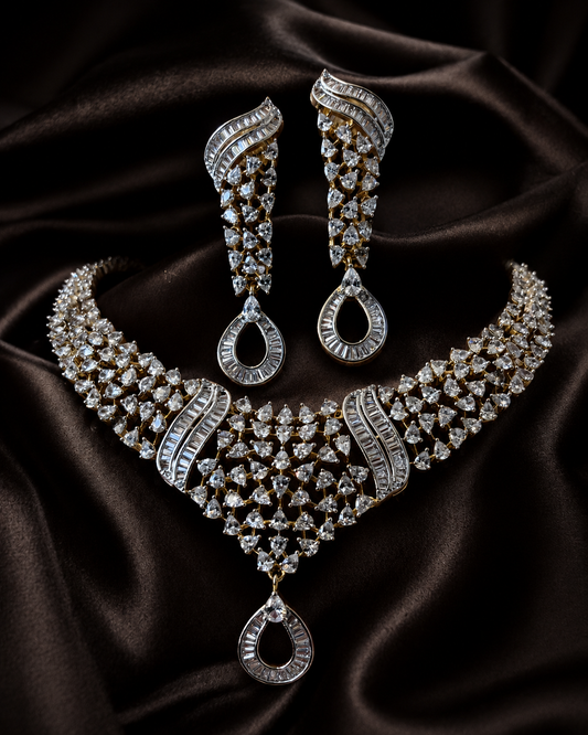 Aarna Gold polish Necklace set