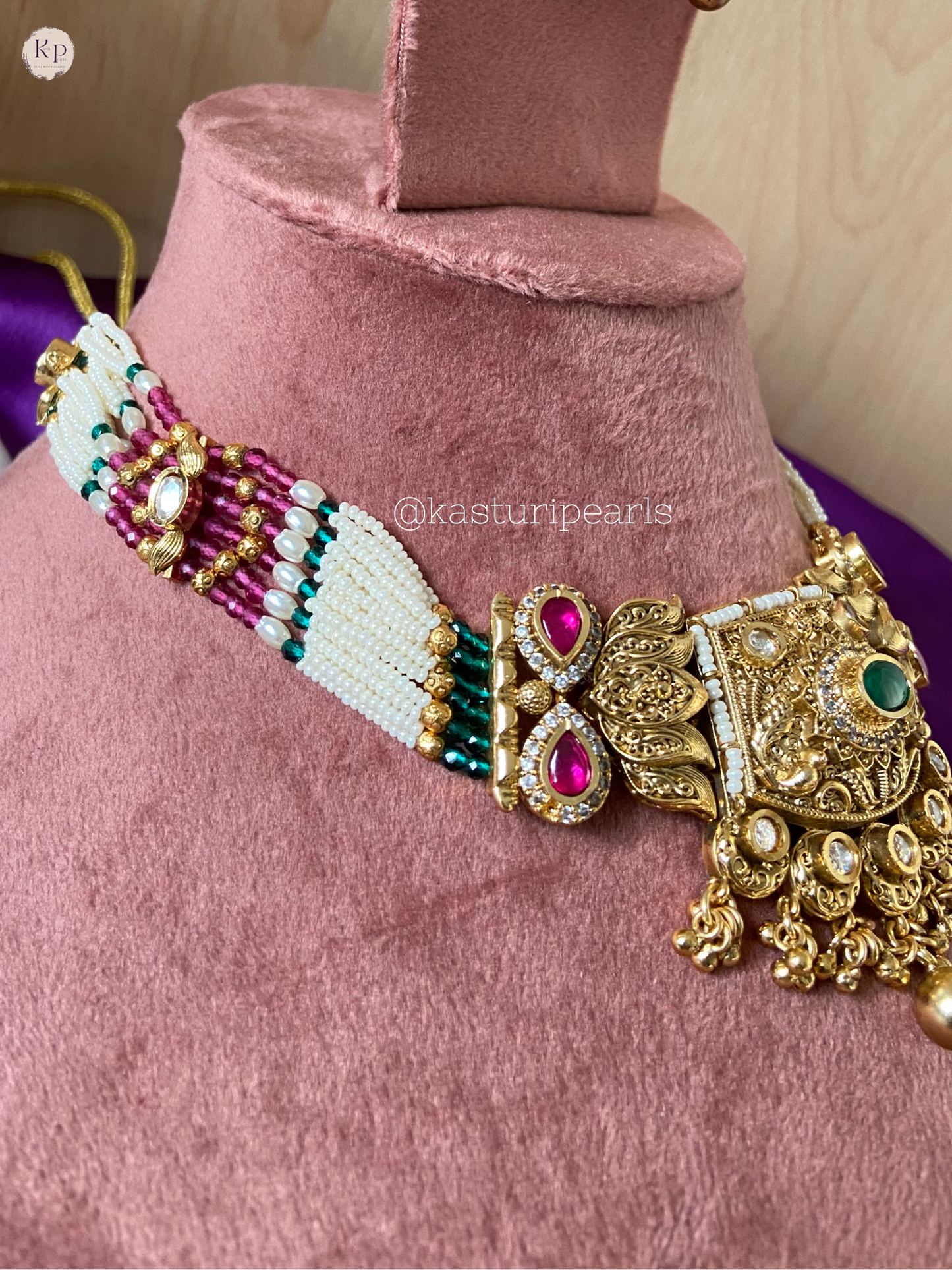 Disha Antique coper Neckset